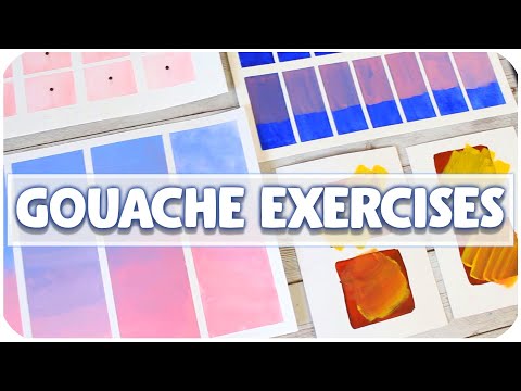 Mixing, Layering, Blending - GOUACHE TUTORIAL #2