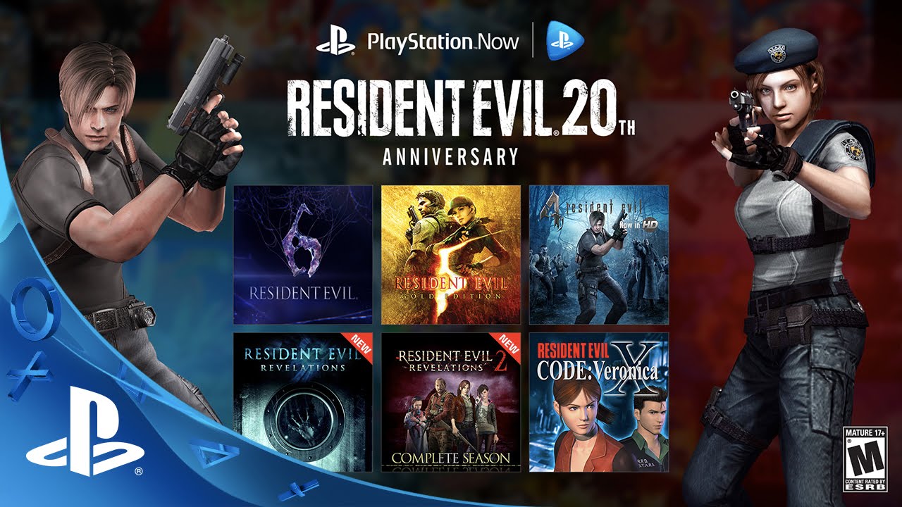 Celebrate 20 Years of Resident Evil with PlayStation Now