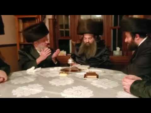 Sadigura Yerushalayim Rebbe after havdala in Monsey - Sivan 5783