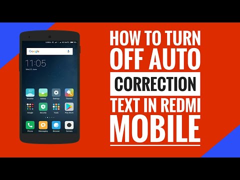 How to turn off auto correction or dictionary in redmi note 4 or Xiaomi Phones
