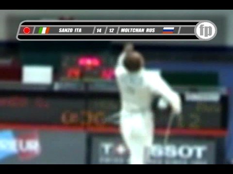 Fencing Foil CIP 2004 Men's Foil Trailer Salvatore Sanzo ITA vs Yuri Moltchan RUS