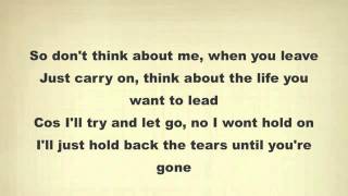 Takida Swallow - Until You're Gone by Kausar Kelly Delures Lyrics