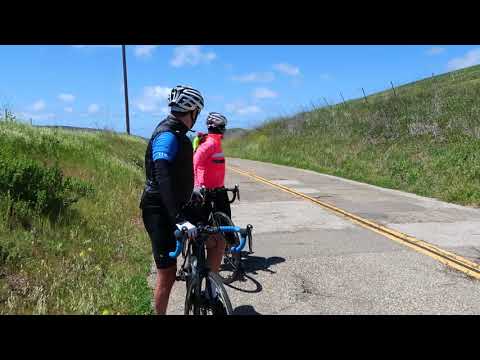 Wind on the grass on Jalama Road near Lompoc, CA, 2018-04-19