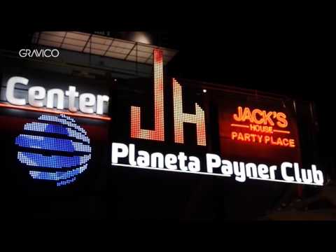 advertising disco club Sunny Beach. Planeta Payner Club & JH