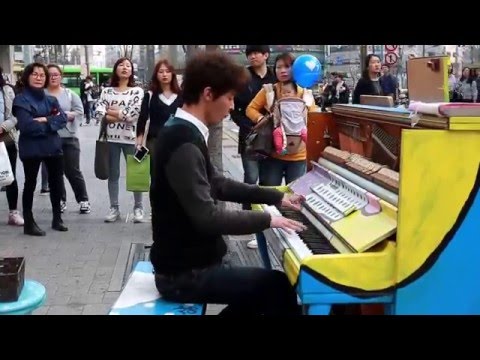 JHK TV]  crazy k piano lee eun han  play La campanella 미친거리피아노이은한   라 캄파넬라(신기에 가까운손)