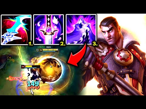 JAYCE TOP MOST BROKEN (Q) DAMAGE I'VE EVER DONE (#1 BEST BUILD) - S14 Jayce TOP Gameplay Guide
