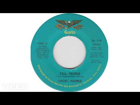 Short People - Tall People 45 Record 1978 Gusto Records Lost 70s Randy Newman Novelty Answer Song