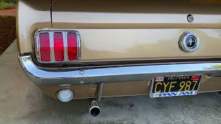 289-Powered 1965 Ford Mustang Convertible Rear Turn Signal Operation Part 1