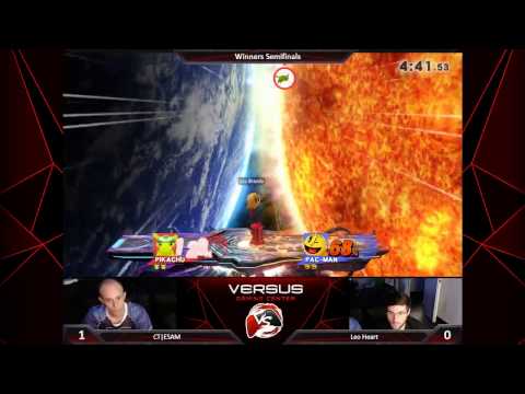 Versus Weekly 5/7/15 - Winners Semis - Leo Heart (Diddy/PacMan) vs. ESAM (Pikachu) - Smash 4