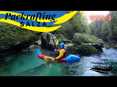 Packraft Whitewater FUN: Salza (WW2-3) with current-raft