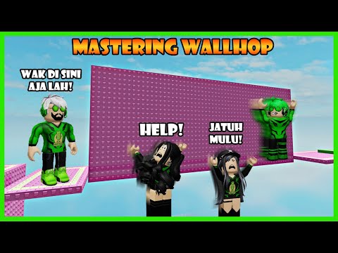 Bang Darlung Tantangin Mereka Semua Main Obby Wallhop Di Roblox