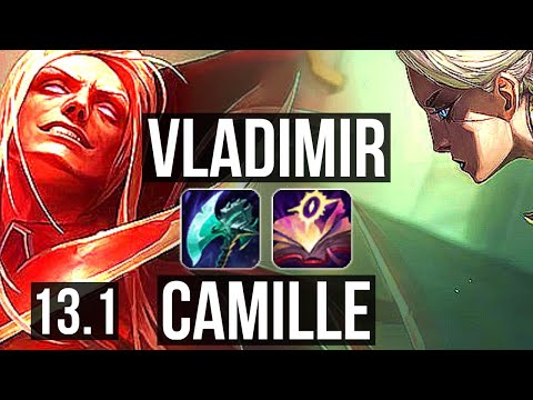 VLADIMIR vs CAMILLE (TOP) | Rank 2 Vlad, 6/1/5, Dominating, Rank 24 | TR Challenger | 13.1