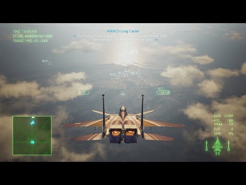 F-15 S/MTD on Battle For Farbanti | Ace Combat 7