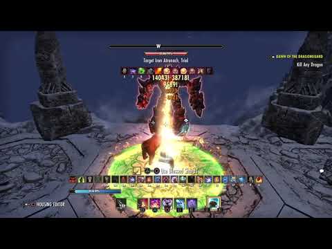 ESO - MAGICKA WARDEN - 68.6K DPS - DRAGONHOLD