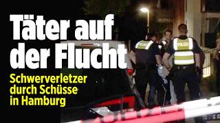 Schüsse in Hamburg: 35-Jähriger wird auf offener Straße schwer verletzt