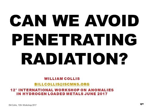ASTI WORK12 - COLLIS – Can We Avoid Penetrating Radiation ?