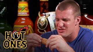 Rob Gronkowski Gets Blindsided by Spicy Wings | Hot Ones