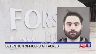 Detention officers attacked in Forsyth County