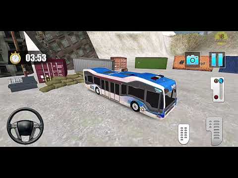 Police Bus Parking: Coach Bus Driving Simulator - Android  Gameplay (Full HDR)