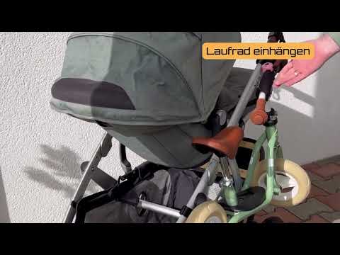 Laufradhalter kompatibel  mit: ABC Design, Cybex, Bugaboo, Uppababy, MyJunior, Joie, Joolz,