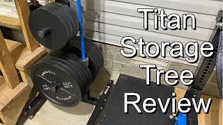 Titan Fitness Portable Plate and Barbell Storage Tree Review