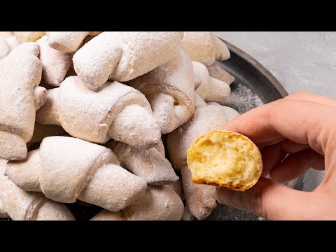 Very tasty Lemon Rolls ( cottage cheese dessert QUICK and EASY recipe)