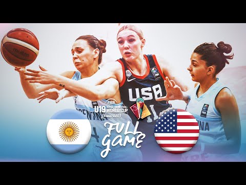 Argentina v USA | Full Basketball Game | FIBA U19 Women's Basketball World Cup 2023