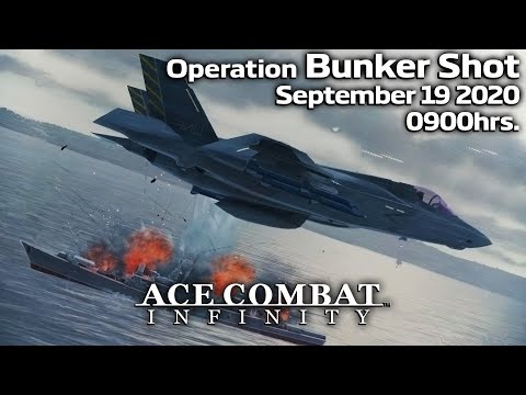 Operation Bunker Shot (Mission 8) - Ace Combat Infinity In Real Time