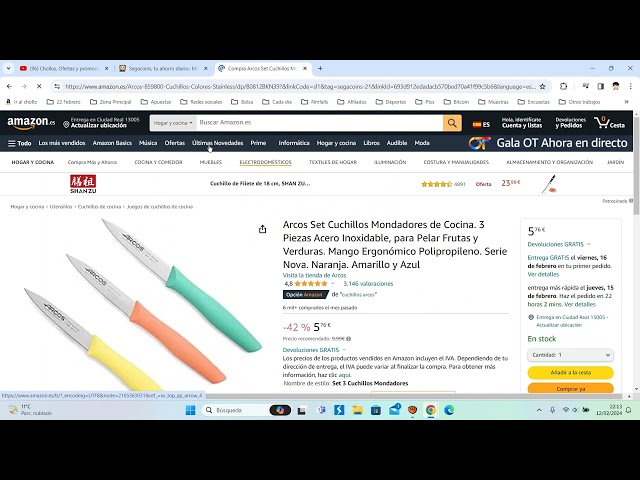 Vídeo relacionado con Arcos Set Cuchillos Mondadores. 3 Piezas Acero Inoxidable. Cuchillos Cocina Peladores Multicolor para Pelar Frutas y Verduras. Mango Ergonómico Polipropileno. Serie Nova. Naranja, Amarillo y Azul.