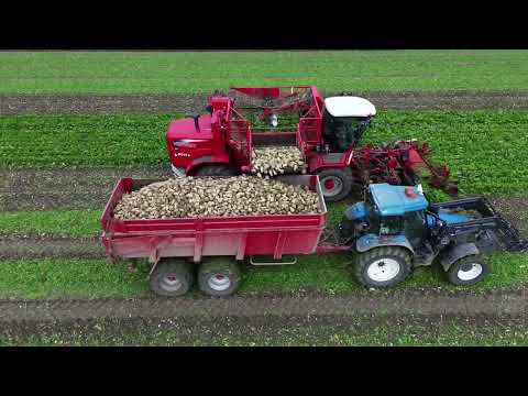 bieten rooien met Vervaet Beat Eater 617 loonbedrijf boven oost Groningen nieuw Scheemda
