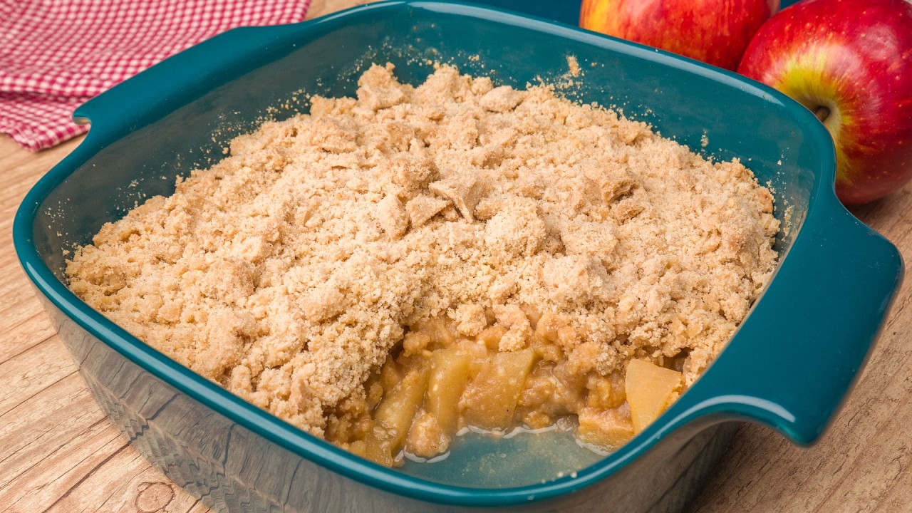 CRUMBLE DE MAÇÃ A SOBREMESA DE MAÇÃ MAIS FÁCIL | Cook'n Enjoy 1514