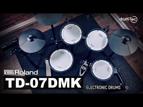 Roland TD-07DMK electronic drums unboxing & playing by drum-tec