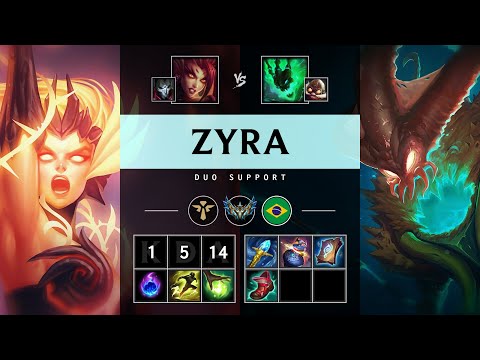 Zyra Support vs Thresh - BR Challenger Patch 25.18