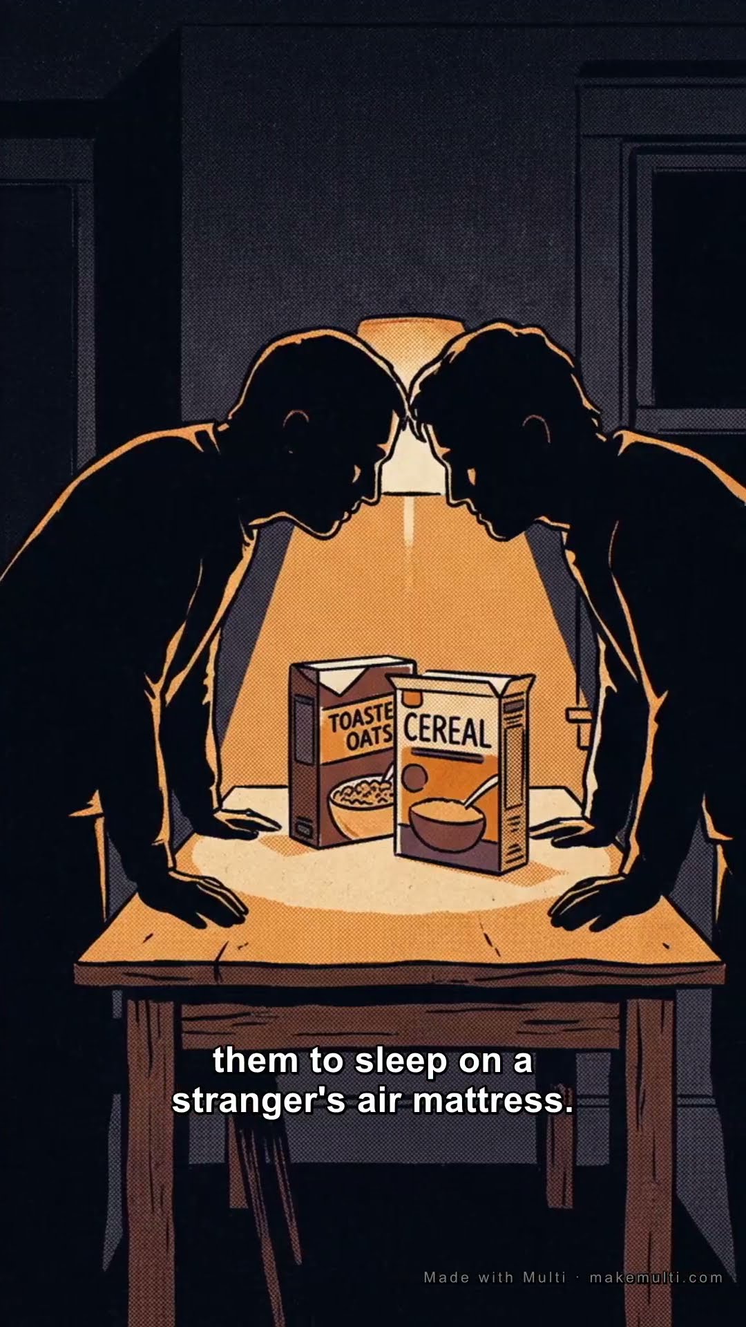 Rejected Twice, Then Sold Cereal to Save Airbnb. Short made by Multi