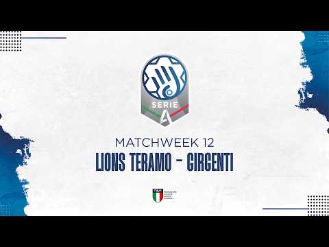 Play Serie A Silver [12^] | LIONS TERAMO - GIRGENTI