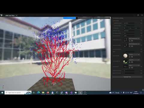 Unreal Engine 5 Simple Tree Generator WIP!