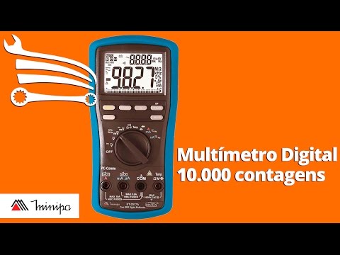 Multímetro Digital com Display Duplo de 10.000 Contagens - Video