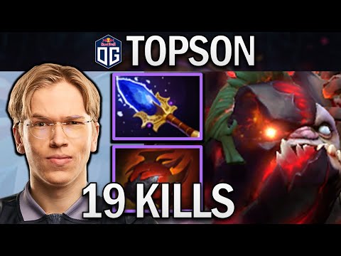 Pudge Dota 2 Gameplay OG.Topson with 19 Kills and 0 Death - Tarasque #dota #dota2