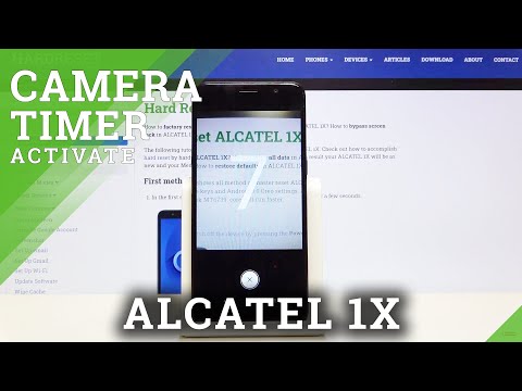 How to Activate Camera Timer in ALCATEL 1X – Camera Settings