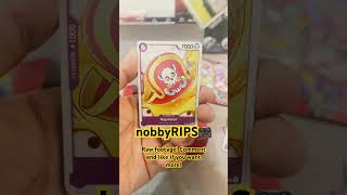 WOW🤩 nobbyRIPS opening one piece and pokemon packs which do you prefer?  #rips #asmr #tcg