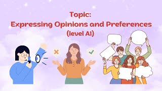 English shadowing | Expressing Opinions and Preferences | Level A1 | How to improve English
