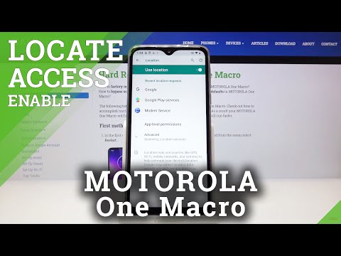How to Turn Off Device Location in MOTOROLA One Macro – Disable Location