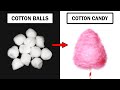 Turning Cotton Balls Into Cotton Candy