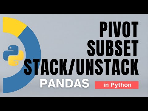 22 Pandas Pivot Stack Unstack In Python 10 Tutorial