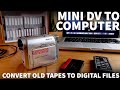 Mini DV Auf Den Computer übertragen So Konvertieren Sie Mini DV Bänder Auf Einem MacBook Mit Fi