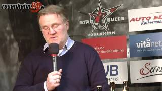 preview picture of video 'Pressekonferenz zum Spiel Starbulls Rosenheim - Lausitzer Füchse'