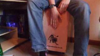 Me playing a Cajon - (&quot;Pressure Point&quot; - The Zutons)