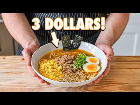 3 Dollar Homemade Ramen | But Cheaper