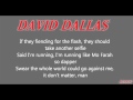 David Dallas - Runnin' (Lyrics) 