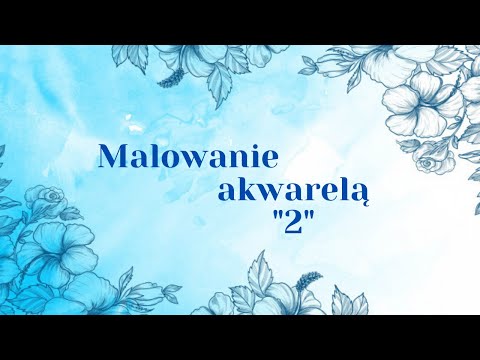Akwarela na paznokciach ,,2,,